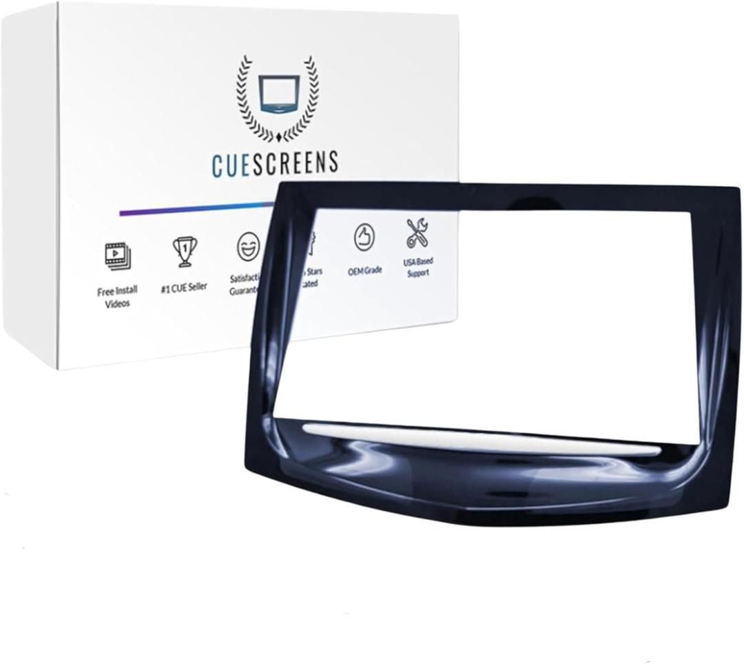 Cadillac CUE Premium Touch Screen Replacement  Original Cuescreens Dual-Mode Chip & HD Gel-Free Display  OEM-Quality Digitizer for 20132020 Models  Free Install Guide & Lifetime Support