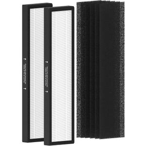 182550 Replacement Filter Compatible with Bionair BAP536UV-U Air Purifier and Holmes HAP537UV / 2141139 Air Purifier, 2 H13 True HEPA and 6 Carbon Pre-Filter