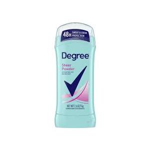 Degree Original Antiperspirant Deodorant Sheer Powder Pack of 6 48Hour Sweat & Odor Protection Antiperspirant for Women 2.6 oz
