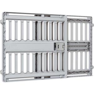 Amazon Basics Adjustable Wide 28.7–39.4", Dog Gates, Ideal for Small to Medium Breeds, and Senior Dogs, Dog Gates for Doorways and Stairs