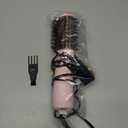 Aima Beauty Travel Hair Dryer Brush Dual Voltage Blow Dryer Brush Hot Air Brush with Oval Barrel 360Airflow for Smooth, Negative Ionic Frizz-Free Drying/Straightening/Voluming, Pink