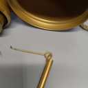 Rowfad 3 Pcs Harmony Cow Bells Vintage Christmas Gold Bells, Decorative Large Rustic Hanging Bell Ornaments for Christmas Mantel Garlands Table Centerpiece Set of 3 (3)