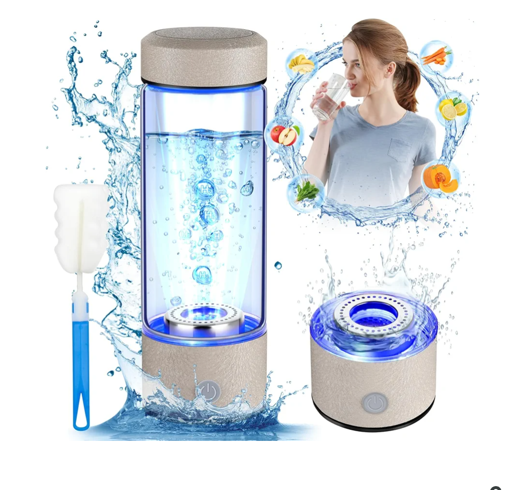 2026 Upgrade Hydrogen Water Bottle, Hydrogen Water Generator with Advanced SPE PEM Technology, 420ml(14OZ) Hydro Water Machine, Portable Water Ionizer for Office, Travel, Fitness & Everyday Hydration