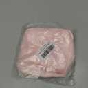 Small Makeup Bag for Purse Mini Quilted Cosmetics Travel Bag Cute Pouch for Women Girls, Pink