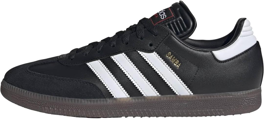 adidas Unisex Adult Samba Indoor Shoe (6.5 Women/5.5 Men, Black/White/Vivid Red)