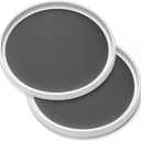 2 Pack, 12-Inch Non-Skid Lazy Susan Organizers - Turntable Rack for Pantry Organization and Storage, Kitchen, Fridge, Cabinets, Bathroom Makeup Vanity Countertop, Under Sink Organizing, Spice Rack