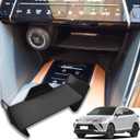 Center Console Organizer Compatible with Toyota Venza 2021 2022 2023 2024 Interior Accessories, Middle Console Insert Tray Secondary Divider Hidden Cubby Shelf for 2021-2024 Venza, Black