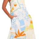 Petal & Pup Women's Kaelani Strapless Maxi Dress Multi Print, XL