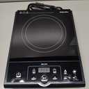 Mueller RapidTherm Portable Induction Cooktop Hot Plate Countertop Burner 1800W, 8 Temp Levels, Timer, Auto-Shut-Off, Touch Panel, LED Display, Auto Pot Detection, Child Safety Lock, 4 Preset Programs