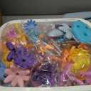 INKLAB Birthday Gifts for 3 4 5 6 7 Years Old Toddlers Girls Boys - 136PCS Marine Life Building Stacking Toys with Carry Box | STEM Preschool Educational Pretend Play | Learning Toys for Kids Age 3+