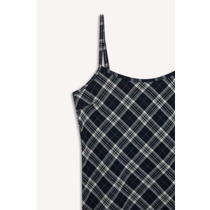 Women's Plade Mini Dress XXL