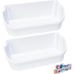 [2 PACK] UPGRADED 240356401 Refrigerator Door Bin Compatible with Frigidaire Door Shelf Replacement Parts FFSS2614QS4A, FFHS2611PFEA, FFSS2614QE6A, FFHS2622MSYA, FFHS2611LBRA, FFHS2622MS0 Door Shelf