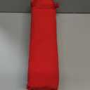 MIULEE Throw Pillow Covers Boho Farmhouse 26x26 Christmas Set of 2 Decorative Christmas Red Couch with Fringe Chic Cotton Pillowcases Home Decor Accents for Cushion Soft Bed Living Room