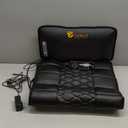 DOPICT Massage Mat, Detachable Neck Massager, Full Body Vibration Heating, Massage Pad with 10 Vibrating Motors and 9 Speed Settings for Home Office Use, Gift for Men Women Parents Christmas, Black