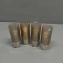 Juvale Shot Glasses - 2 oz Gold Glitter Plastic, 100 Count - Disposable Plastic Shot Glasses & Shooter Cups for Weddings & Birthdays - Recyclable Party Cups