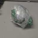 5.75 x 5.75 x 5.63'' St Patricks Day Irish Shamrock Balls Crackle Glass Night Light Illuminated Sphere Glowing Orb Decorative Battery Operated Lamp Festive Home Accent Decorations