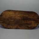Folding Coffee Table for Small Spaces Wood and Metal Oval Coffee Tables No Assembly Low Table for Living Room, Home, Office, Rustic Brown