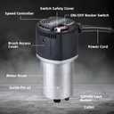 Woodworking 3.25HP Router, 2400W, 4.2" Diameter, 1/2" and 1/4" Collets, 120V60Hz, Model RT-001M (Motor)
