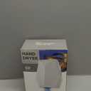 Hand Dryer, 2026 Upgrade 1600W Powerful Wall-Mounted Quiet Bathroom Dryer with No-Drill Installation, Compact Automatic Sensor Dryer for Home, Kitchen, Hotel (White)