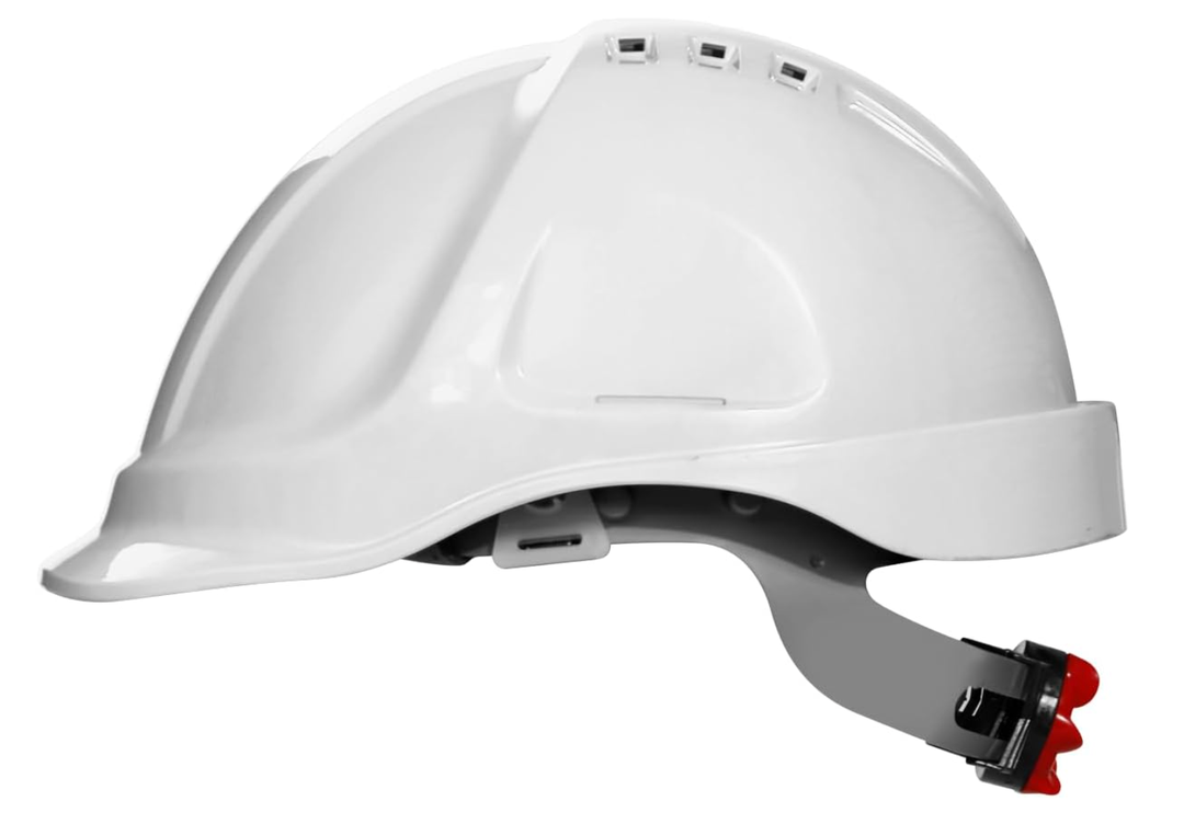 White Protective Helmet - EN 397 Construction Helmet - Construction Helmets Adults - Construction Worker Helmet Adults - Construction Worker Helmet