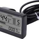 S866 Electric LCD Display, IP65 Waterproof 24V 36V 48V Electric LCD Display Meter