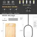 AUTELO 2 Pack Pendant Lights Kitchen Island, Matte Black Glass Pendant Lights with Milky White Globe Hanging Lamp, Adjustable Rods for Kitchen Bar Dining Room, H9376 MGBK-2PK, 13.8" H