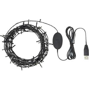 STRLA LED lighting chain with 100 lights, black