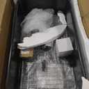 HOMLYLINK Black Farmhouse Sink 33 x 20 Inch, Firecaly Apron Front Undermount Farm Sink, Single Bowl, with Accessories 2 Types, Matte Black, for Kitchen