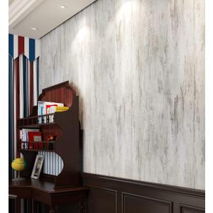 FunStick 36" x 200" Thick Textured White Concrete Wallpaper Peel and Stick Matte Industrial Cement Concrete Contact Paper for Countertops Cabinet Waterproof Adhesive Vinyl Wall Paper for Bathroom Wall