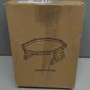 NHD Sofa Armrest Clip Table – No-Slip Couch Tray for Drinks, Snacks, Remote – Adjustable Armchair Table for Living Room, Bedroom, Dorm – Fits Most Armrests (White)