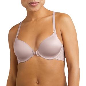 Maidenform Women's Racerback Bra with Shaping & Support, One Fab Fit Underwire Bras for Women, Lightly Lined, Front Closure (36D)