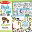 Melissa & Doug Seek and Find Sticker Pad Animals
