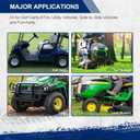 MaxAuto 13x6.50-6 Lawn Mower Tires,13x6.50x6nhs Zero Turn Tires,13-6.50-6 Smooth Turf Tires,13x6.5-6 Tires Replacement For Garden Riding Tractor Lawnmower, 4Ply Tubeless, 480 Lbs Capacity, Set of 2