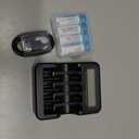 Rechargeable Lithium 1.5V Batteries with Black LCD Fast-Charger (Pack of 4)