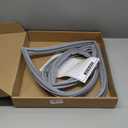 Upgraded W10830046 Refrigerator Door Gasket Seal Replacement Compatible with Whirlpool Ken-more Kitchen-Aid Refrigerator Fresh Food Door Seal Replace Part W10443241, 4502677, AP6048305
