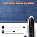 Sewing Machine, Handheld Sewing Machine for Beginners, Two Speed Adjustment Electric Mini Sewing Machine, Easy to Use and Fast Stitch Suitable for Clothes,Fabrics, DIY Home Travel (Black)