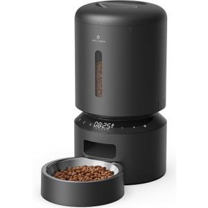 PETLIBRO Automatic Cat Feeder Dog Food Dispenser Auto Timer Pet Feeding Tray, Low Food & Motion & Sound Alerts, 4L Basic 