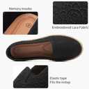 POVOGER Flats Shoes Women Slip On Shoes Womens Loafers Dress Shoes for Women Shoes Flats Comfortable(Black,US7)