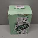 SUSTEAS Rotary Cheese Grater with Handle - Vegetable Shredder with 5 Well-designed Blades & Strong Suction Base,Round Mandoline Slicer & Food Chopper for Kitchen,with Blade Storage Box(Retro Green)