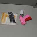 Stitch Gun for Clothes - Handheld Stitch Gun Quick Clothing Fixer - Tagging Gun - Includes 6 Needle, 1000 Black Fasteners & 1000 White Fasteners (Pink-red)