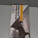 AZEN Wood Toilet Stool Squat Adult, Poop Stool for Bathroom Adults, Portable Toilet Potty Stools for Adults, 7 Inch Height (Black (1 Pack))