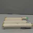 3 Tier Bracelet Holder,Bracelet Display Stand with Metal Cap,Beige White Velvet Jewelry Organizer Displays for Necklace Scrunchies Watches Hair Ties.