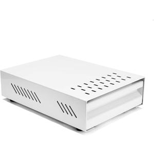 Coffee Knock Box Large Size Espresso Knocker Coffee Grounds Knock Drawer (White)