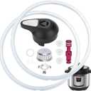 11 PCS Instant Pot Replacement Parts for Lux 8 QT, Instant Pot Accessories Include Sealing Ring, Steam Release Valve, Anti-Block Shield, Valve Sealing Ring, Float Valve and Gasket