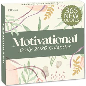 6 x 2026 Motivational Calendar | Includes 365 Positive Quotes and Affirmations, Enjoy a Whole Year of Inspirational Quotes, Phrases & Affirmations for Success, Happiness & Personal Growth