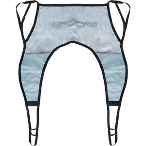 Patient Aid Mesh U-Sling Without Head Support, Universal Patient Lift Sling, Ideal for Bathing and Showering, Size Medium, 400lb Capacity - U Sling with Head Support, Medium