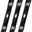 HQPASFY 742P05086-L Low Lift Blade Compatible with Cub Ca det 54'' Deck Enduro XT1-GT54 Ultima ZT1-54, Lawn Mower Blades fit for Troy-Bilt Super Bronco, Replaces 490-110-C201 XGZAM110201, 3 Pack