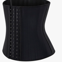 DENANN WAIST TRAINER Eye Hooks Steel Bone Latex Underbust Waist Cincher Trimmer Workout BodyShaper Corset Girdle Hourglass