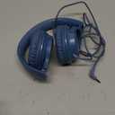 DyBaxa Kids Headphones Wired, Foldable On Ear Headset, Volume Limiter 94dB, Over-Ear Headphones for Kids School Online Classes Travel Children, 3.5mm Jack Compatible Smartphones Tablet, Dark Blue