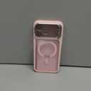 ESR for iPhone 17 Pro Max Case with Stash Stand, Camera Control Cover Compatible with MagSafe, Military-Grade Drop Protection Magnetic Phone Case, Scratch-Resistant Back Cover,Frosted Bubblegum Pink